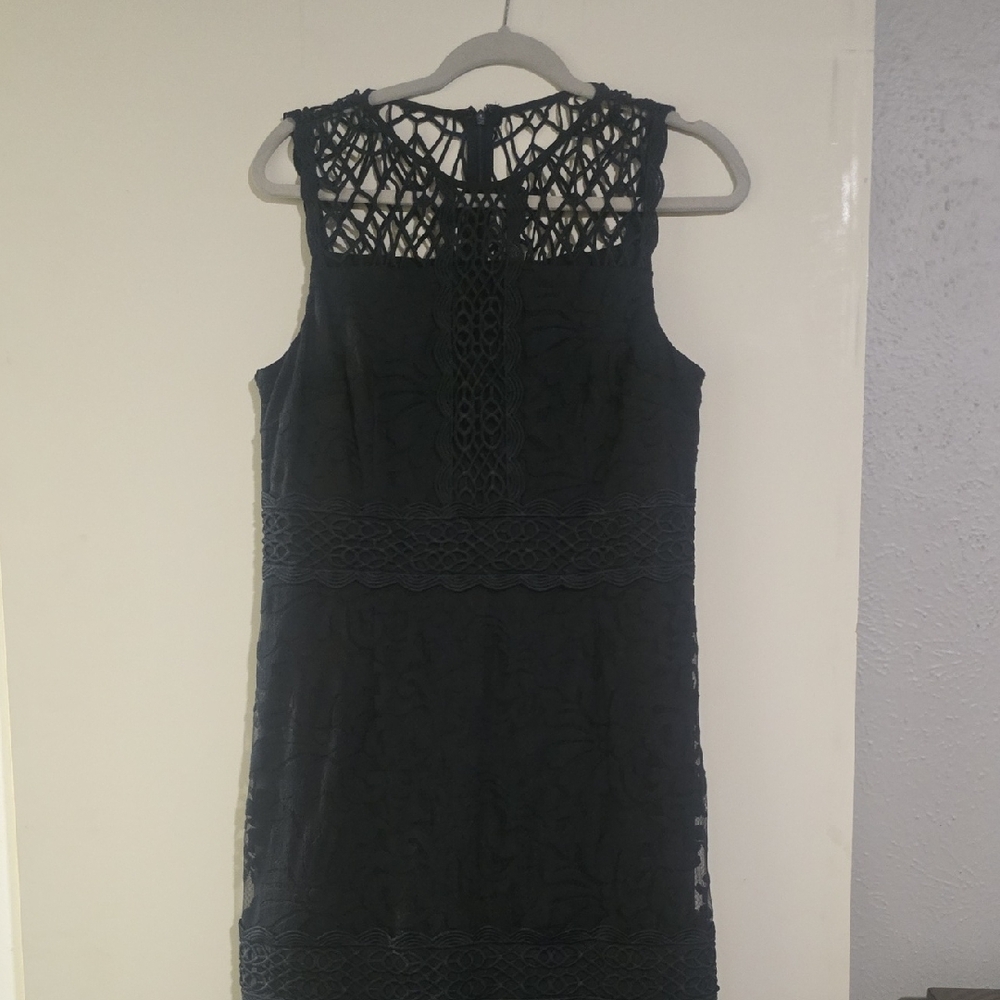 Elegant Black Lace Dress